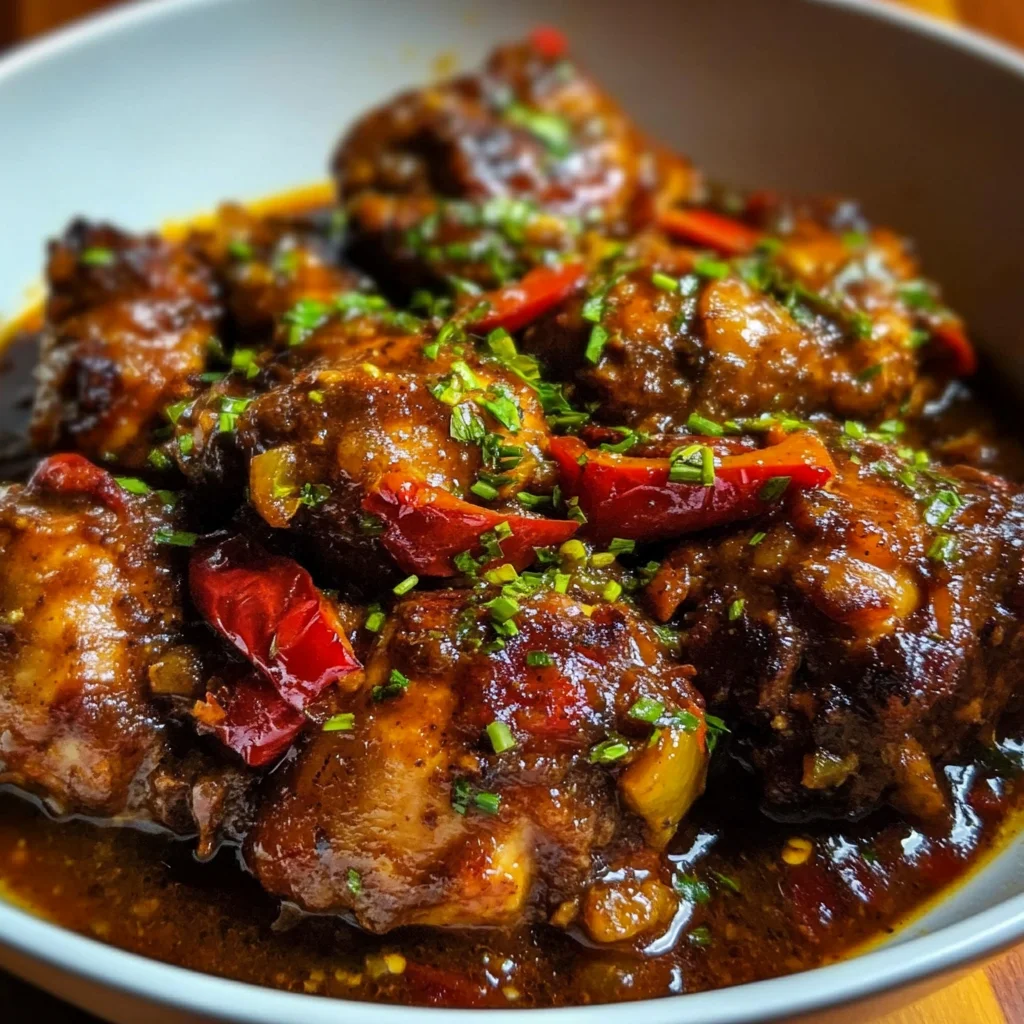 Jamajski brown stew chicken w 30 minut - przepis marzeń