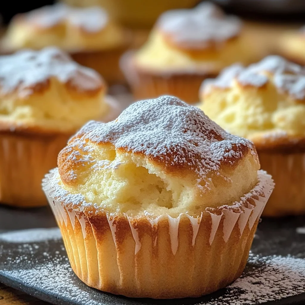 Puszyste muffinki twarogowe z budyniem – pyszna chwila dla Ciebie