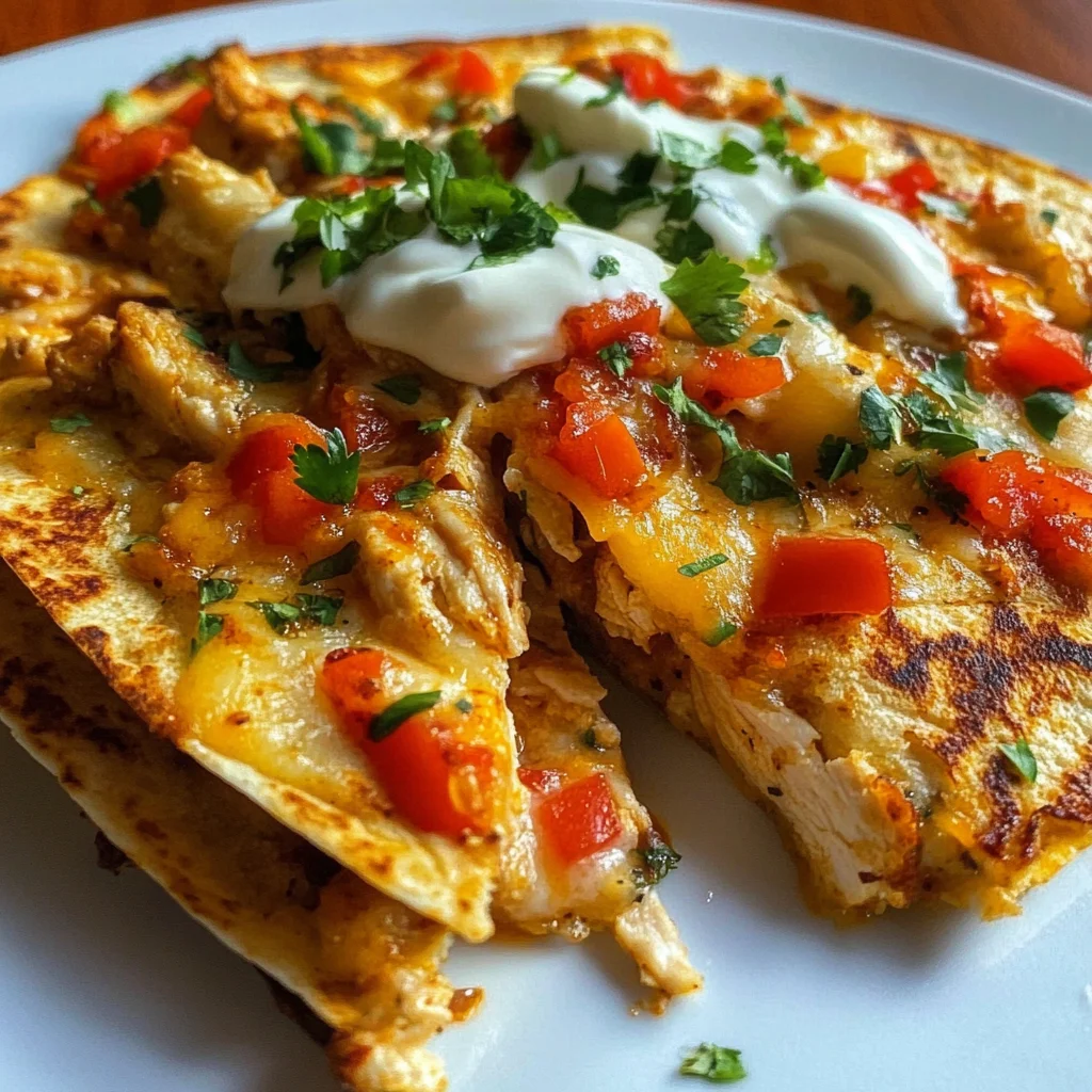 Pyszne zapiekane tortille z kurczakiem w 30 minut